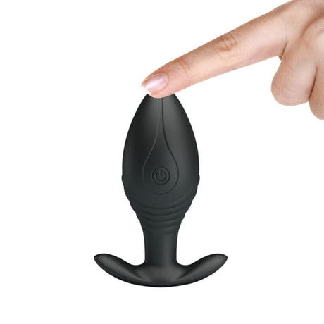 Analplug Regina Anal Plug Wiederaufladbarer Schwarz