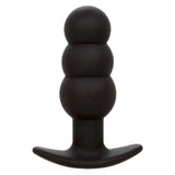 Analplug Rock Bottom Anal Plug mit Perlen 10 Vibrationen Silikon Schwarz