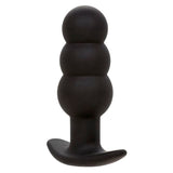 Analplug Rock Bottom Anal Plug mit Perlen 10 Vibrationen Silikon Schwarz