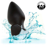 Analplug Rock Bottom Perfect Schwarz mit 10 Vibrationen 9 x 5 cm – Ansicht 9