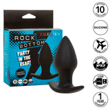 Analplug Rock Bottom Perfect Schwarz mit 10 Vibrationen 9 x 5 cm – Ansicht 2