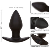 Analplug Rock Bottom Perfect Schwarz mit 10 Vibrationen 9 x 5 cm – Ansicht 7