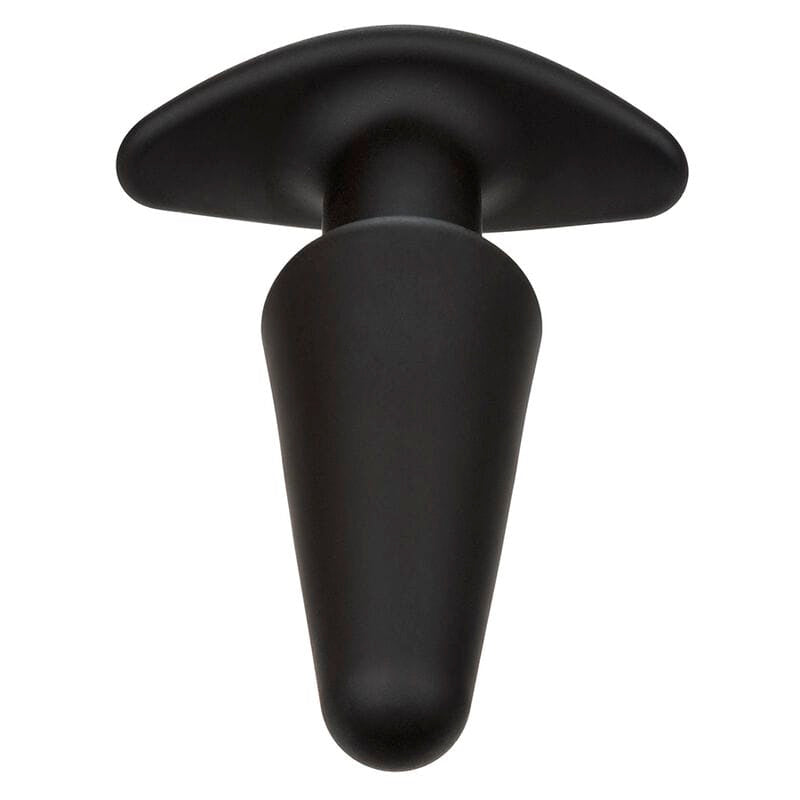Analplug Rock Bottom Tapered Anal Plug 10 Vibraciones Silikon Schwarz