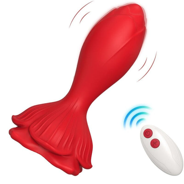 Analplug Rosa & Kleine Fernbedienung Rot