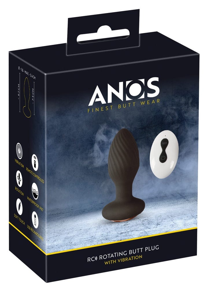 ANOS Analplug Rotation 9,7cm | Rotierende Funktion | ANOS dildodave.de ANOS Analplug Rotation 9,7cm | Rotierende Funktion | ANOS dildodave.de