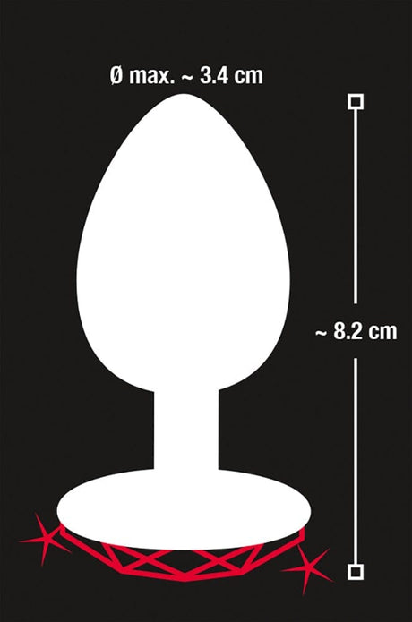 Analplug Roter Saphir