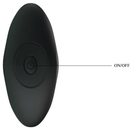 Analplug Schwarzer Analvibrator 1 cm