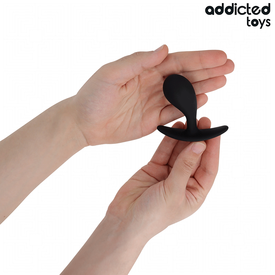 Analplug-Set 3-teilig Modell 3 Schwarz (4,6–6,5 cm)