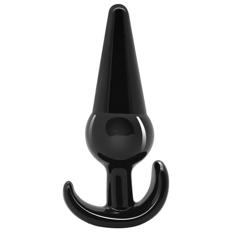 Analplug-Set 4-teilig Schwarz 9 bis 12,2 x 2,4 bis 3,7 cm