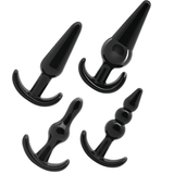 Analplug-Set 4-teilig Schwarz 9 bis 12,2 x 2,4 bis 3,7 cm – Ansicht 3