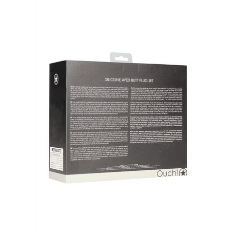 Analplug-Set Apex Schwarz – Ansicht 3