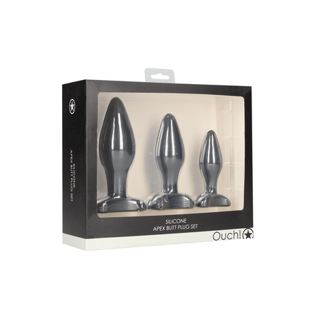 Analplug-Set Apex Schwarz – Ansicht 2