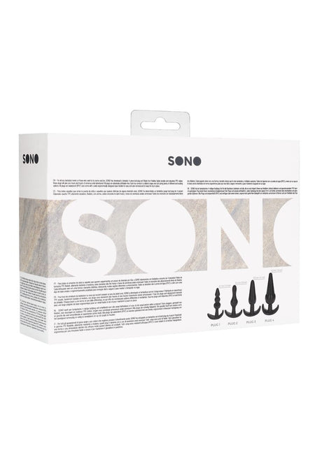Analplug-Set Nr. 80 4-teilig Schwarz – Ansicht 3