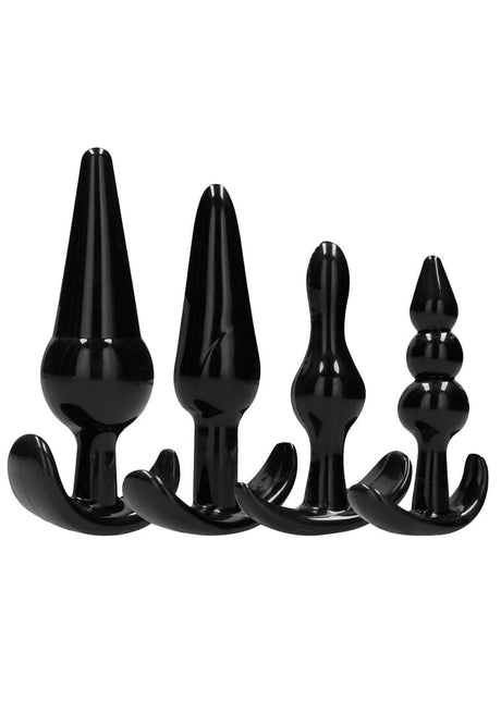 Analplug-Set Nr. 80 4-teilig Schwarz