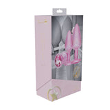 Analplug-Set Ouch Paris aus Metall Pink 9,5 x Ø 4 cm – Ansicht 2