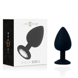 Analplug Shelki L Anal Plug Schwarz 9,2 x 4,4 cm – Ansicht 2