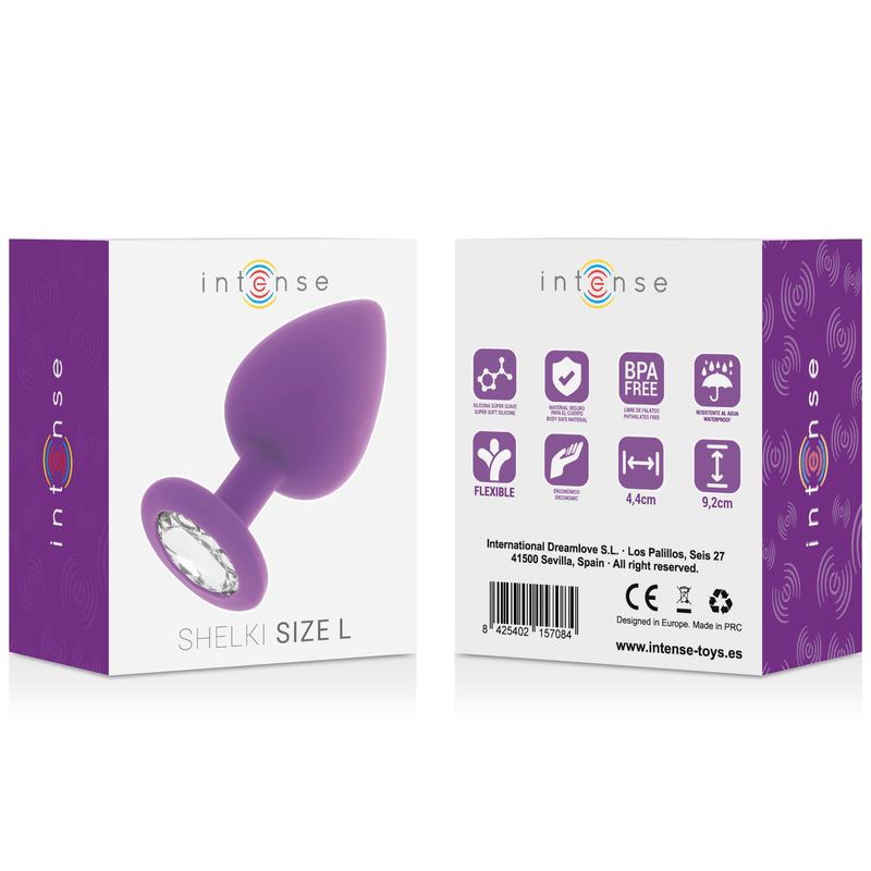 Analplug Shelki L Flieder 9,2 x 4,4 cm – Ansicht 6