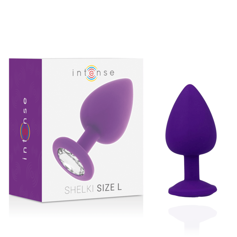 Analplug Shelki L Flieder 9,2 x 4,4 cm – Ansicht 2