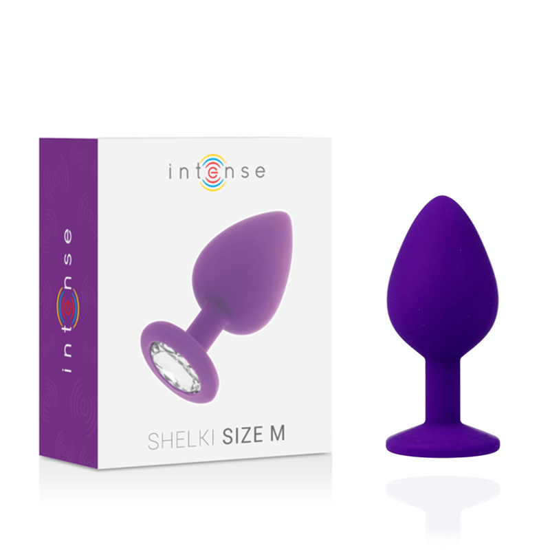 Analplug Shelki M Flieder 8 x 3,5 cm – Ansicht 2