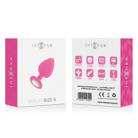 Analplug Shelki S Plug Anal Fuchsia 2,8 x 7,2 cm