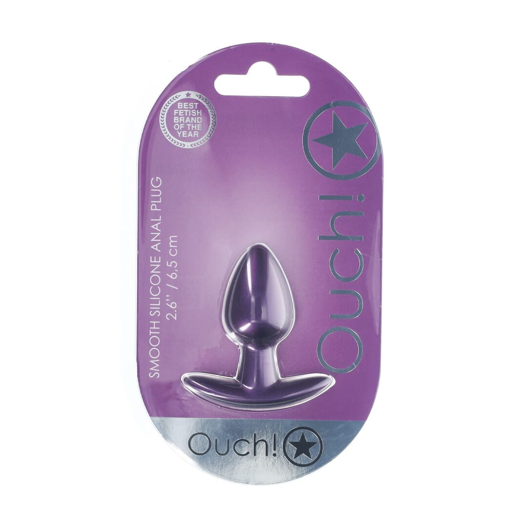 Analplug Ouch aus Silikon glatt in vier Farben 4 x Ø 2,7 cm – Ansicht 10