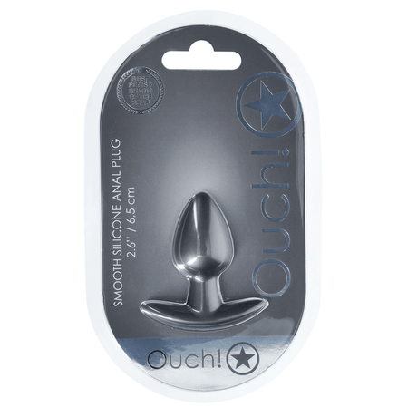 Analplug Silikon glatt Gun Metal – Ansicht 2