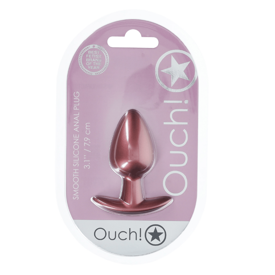 Analplug Ouch aus Silikon glatt in vier Farben 5,4 x Ø 3,4 cm – Ansicht 14