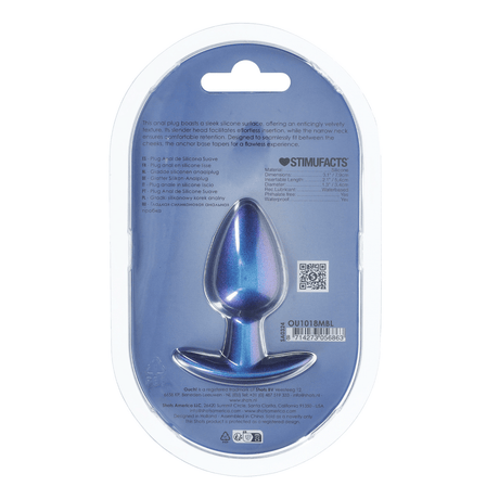 Analplug Silikon glatt Gun Metal Modell 2 – Ansicht 7