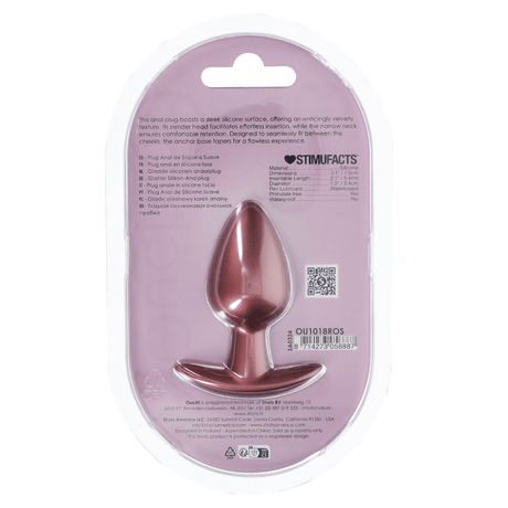 Analplug Silikon glatt Gun Metal Modell 2 – Ansicht 15