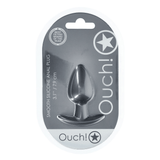Analplug Ouch aus Silikon glatt in vier Farben 5,4 x Ø 3,4 cm – Ansicht 2