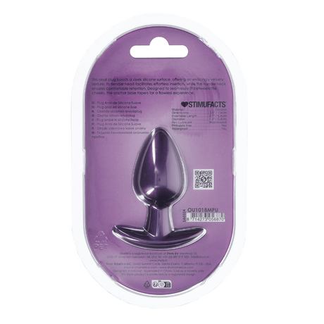 Analplug Silikon glatt Gun Metal Modell 2 – Ansicht 11