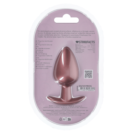 Analplug Silikon glatt Gun Metal Modell 3 – Ansicht 14