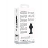 Analplug Ouch mit abnehmbarem Stein Schwarz 7,3 x Ø 3,2 cm – Ansicht 3