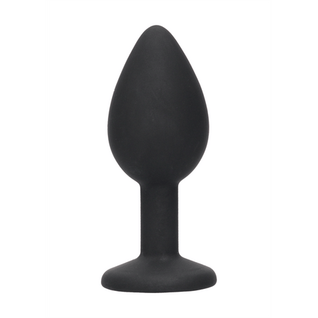 Analplug Silikon mit abnehmbarem Schmuck Schwarz 7,3 x Ø 3,2 cm – Ansicht 6