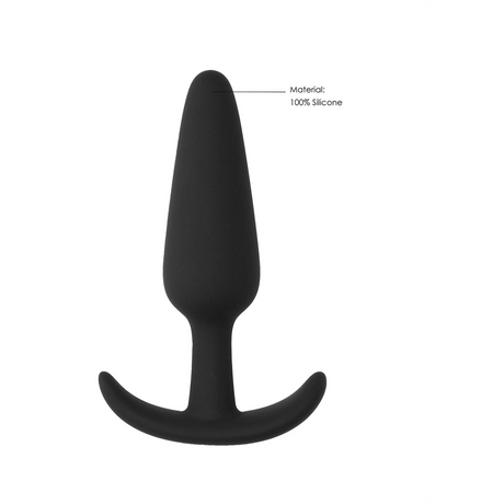 Analplug Slim für Anfänger Schwarz 7,5 x Ø 2,2 cm – Ansicht 4