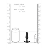 Analplug Slim für Anfänger Schwarz 7,5 x Ø 2,2 cm – Ansicht 5