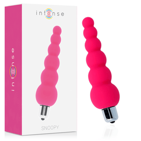 Analplug Snoopy 7 Geschwindigkeiten Silikon Rosa 11,5 x 1,5 cm