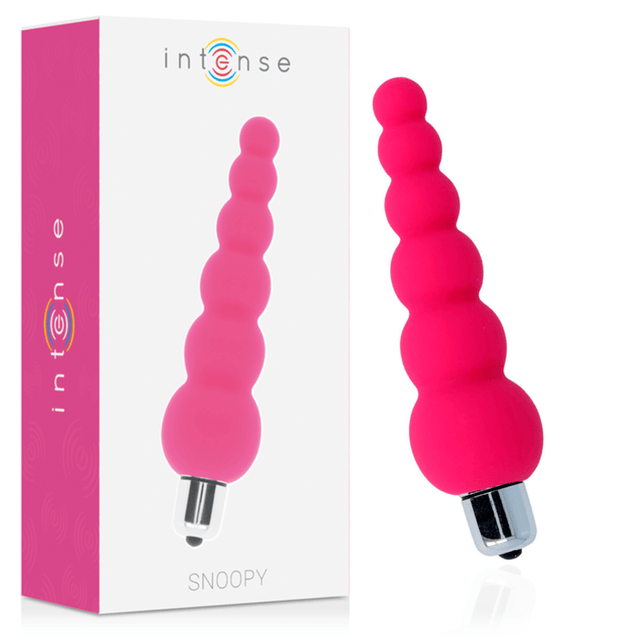 Analplug Snoopy 7 Geschwindigkeiten Silikon Rosa 11,5 x 1,5 cm