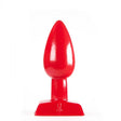 Analplug Speerspitze rot 11 x 5 cm