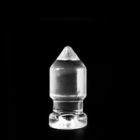 Analplug Stopfen transparent 13,5 x 6 cm