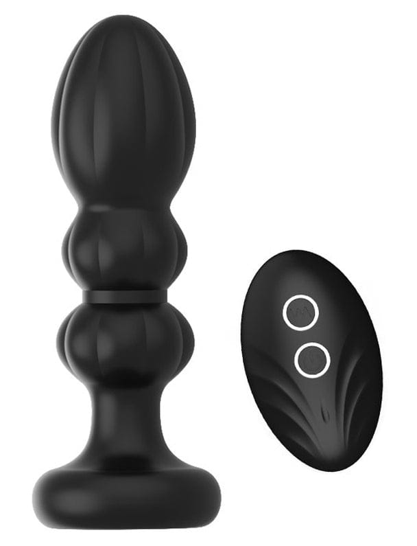 Analplug Stößl mit Vibration 14 x 4,2 cm