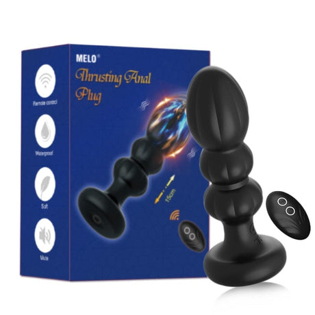 Analplug Stößl mit Vibration 14 x 4,2 cm