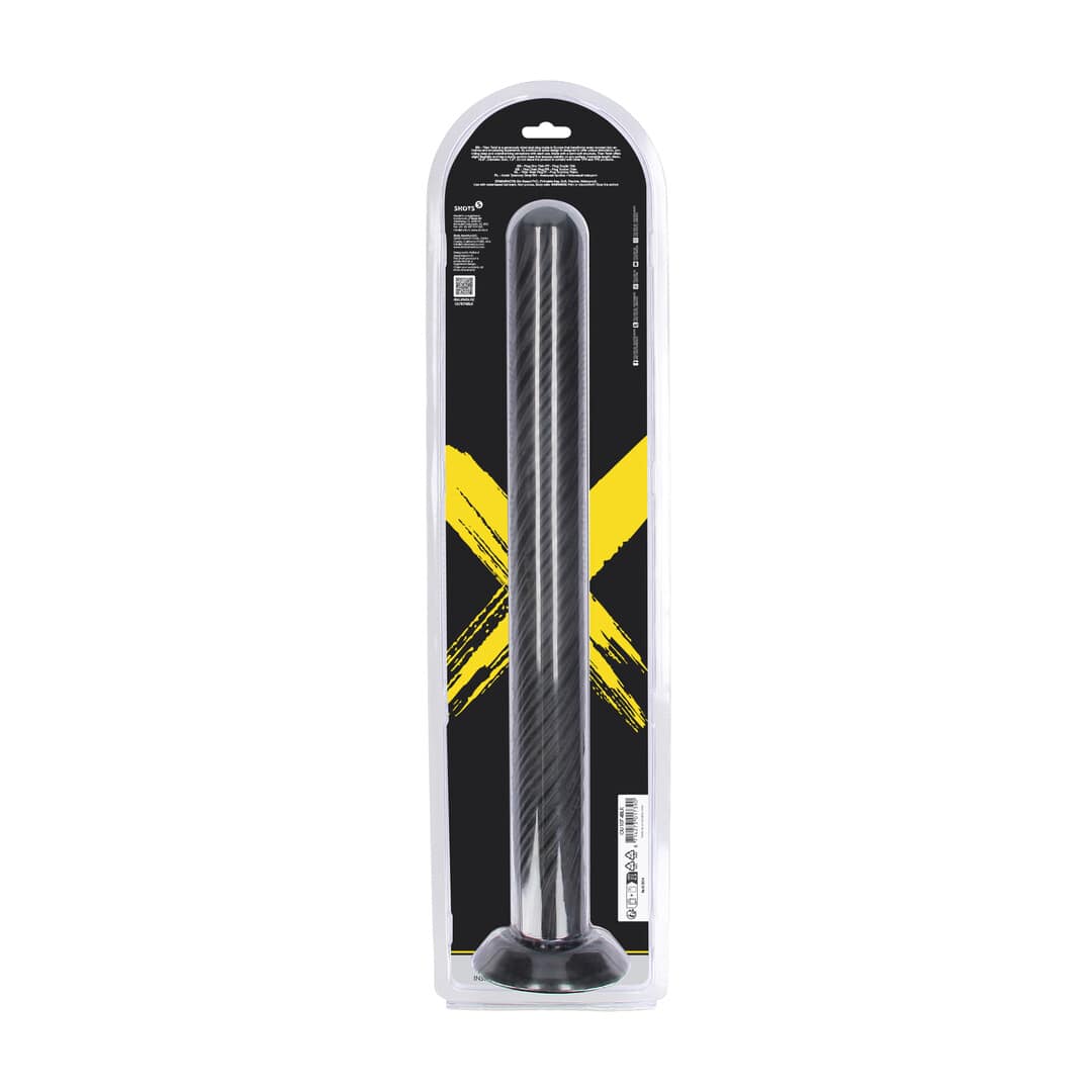 Analplug Ouch Titan Twist aus PVC Schwarz 48 x Ø 5 cm – Ansicht 3