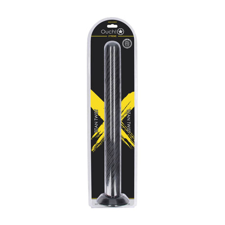 Analplug Titan Twist Schwarz 48 x Ø 5 cm – Ansicht 2