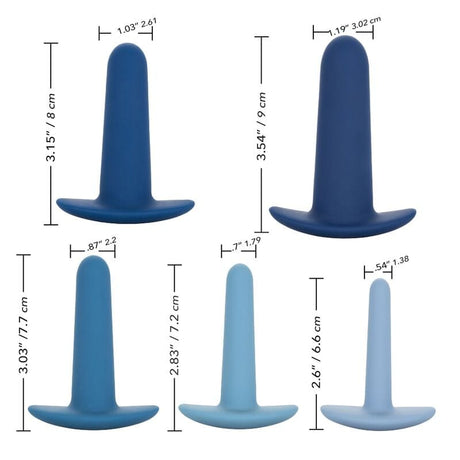 Analplug Tragbares Analtrainingsset 5-teilig 8,5 x 3 cm