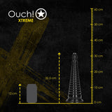 Analplug Ouch Twisted Vortex aus PVC Schwarz 30 x Ø 9 cm – Ansicht 7