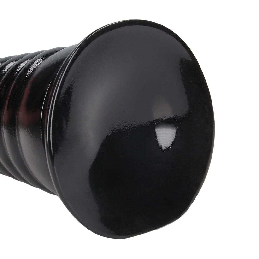 Analplug Ouch Twisted Vortex aus PVC Schwarz 30 x Ø 9 cm – Ansicht 5