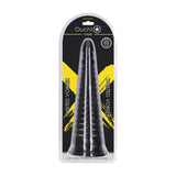 Analplug Ouch Twisted Vortex aus PVC Schwarz 30 x Ø 9 cm – Ansicht 2