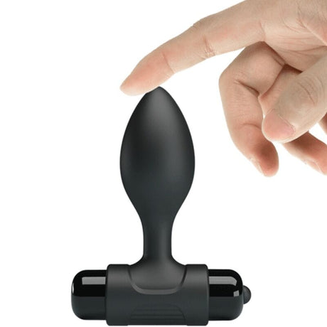 Analplug Vibra Butt 10 Vibrationen Analstecker Schwarz