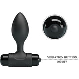 Analplug Vibra Butt 10 Vibrationen Analstecker Schwarz